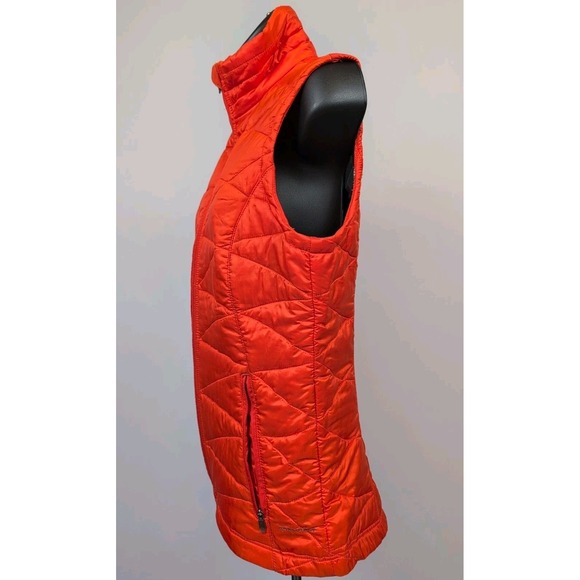 Columbia Puffer Quilted Women's Sz S Orange Omni Heat Omni Shield Vest Outdoor - Picture 3 of 7